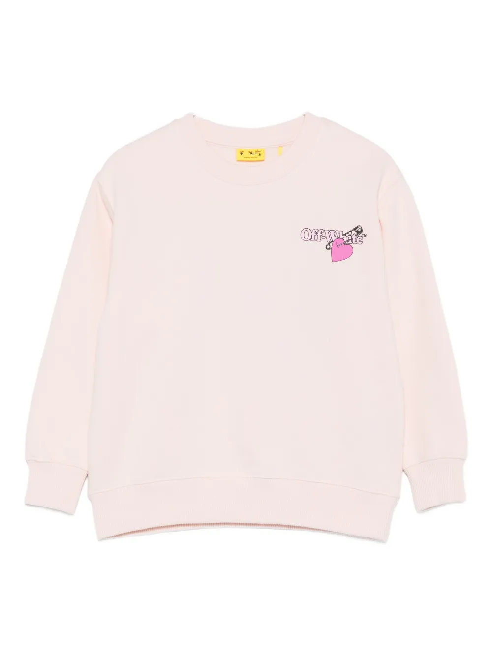 Off-White Kids graphic-print sweatshirt | Pink | Image 1