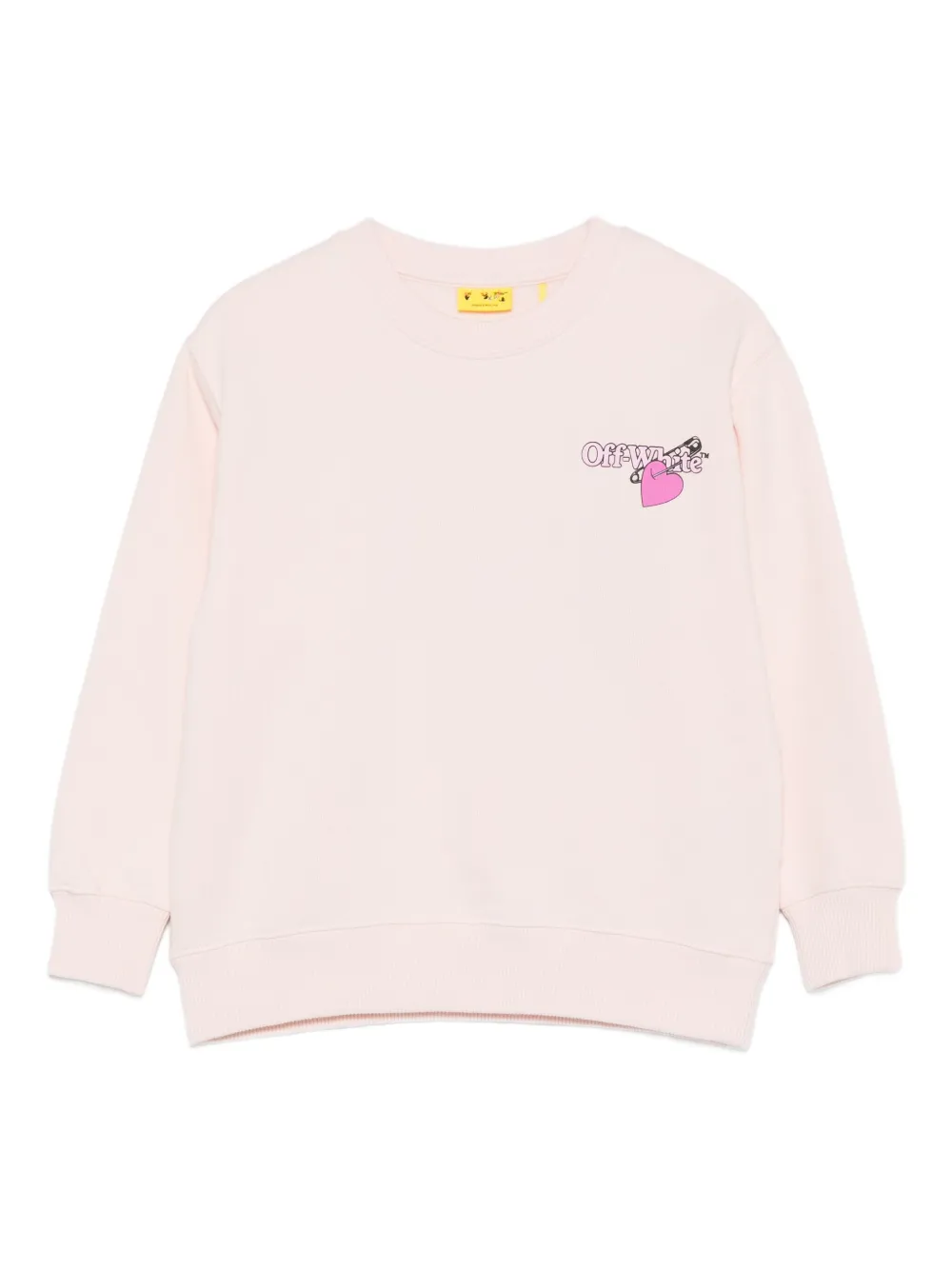 Off-White Kids グラフィック スウェットシャツ - ピンク Off-White Kids グラフィック スウェットシャツ - ピンク