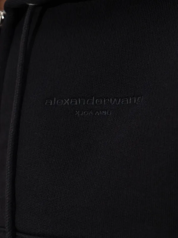 Alexander Wang zip-up Hoodie | Black | FARFETCH
