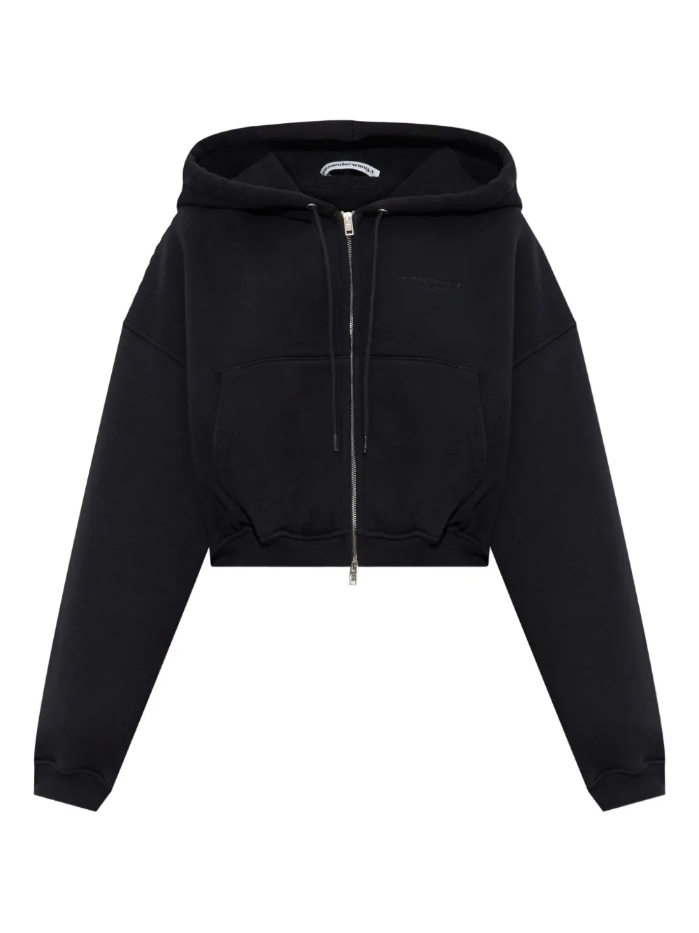 Alexander Wang zip-up hooded sweater | Black | Image 1
