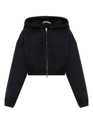 Alexander Wang zip-up Hoodie | Black | FARFETCH