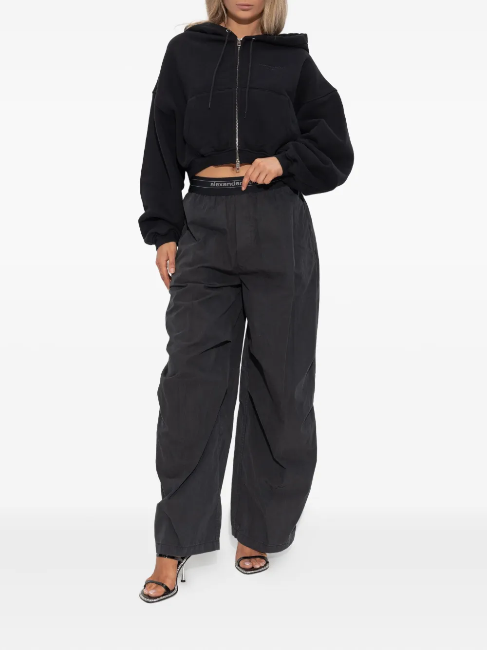 Alexander Wang zip-up hooded sweater | Knitted Sweaters | Image 2