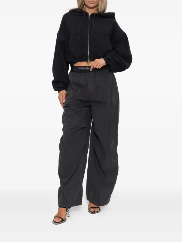 Alexander Wang zip-up Hoodie | Black | FARFETCH