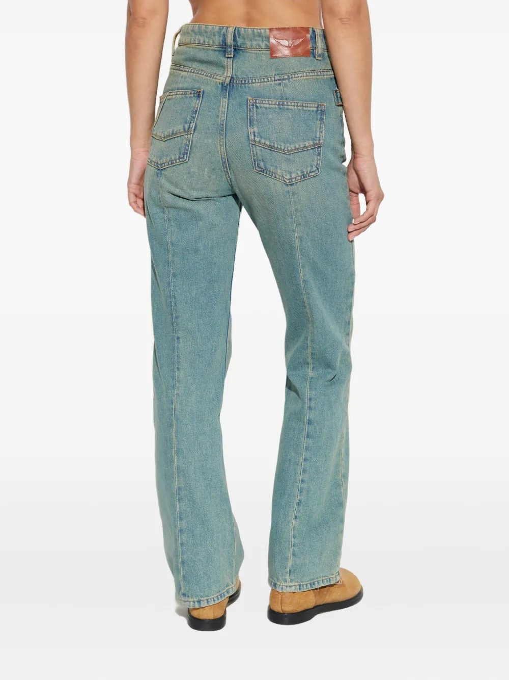 Zadig&Voltaire Evy straight jeans Blauw