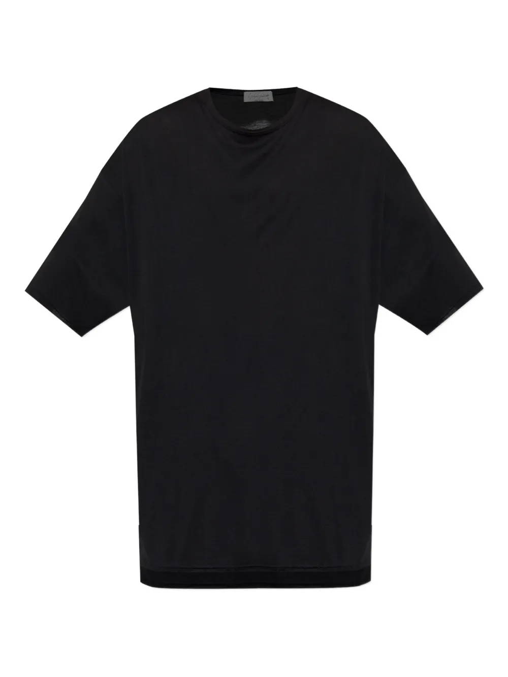 Yohji Yamamoto side-split T-shirt | Black | Image 1