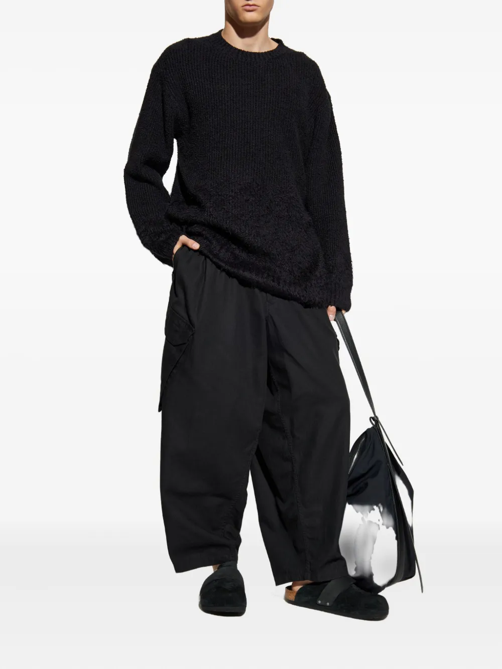Yohji Yamamoto ribbed-knit jumper | Knitted Sweaters | Image 2