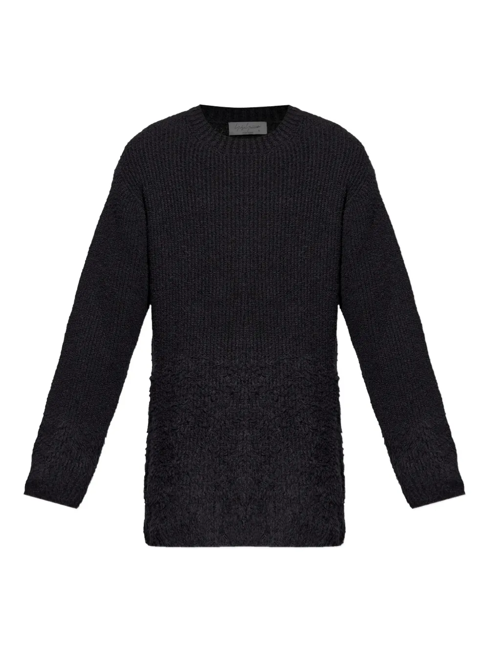 Yohji Yamamoto ribbed-knit jumper | Black | Image 1