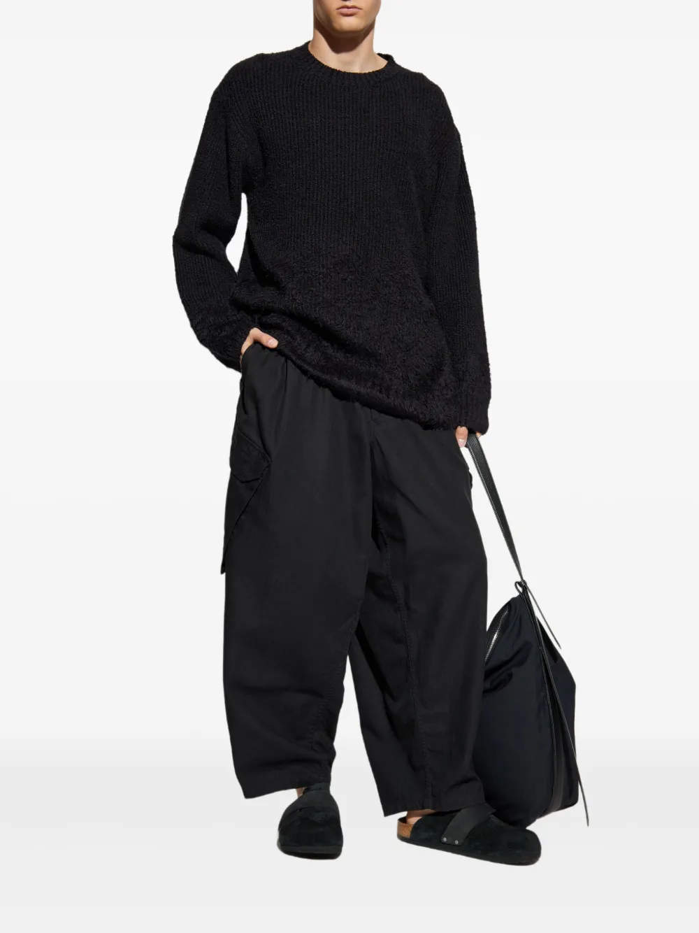 Yohji Yamamoto suéter tejido de canalé | Suéteres | Image 2
