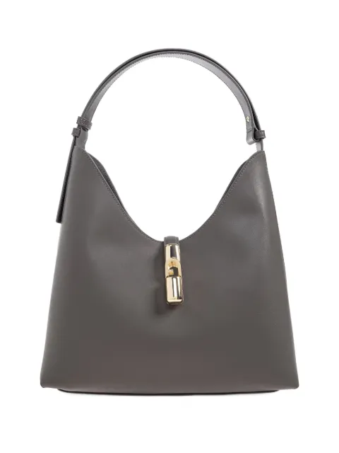 Furla curved-top clasp tote bag