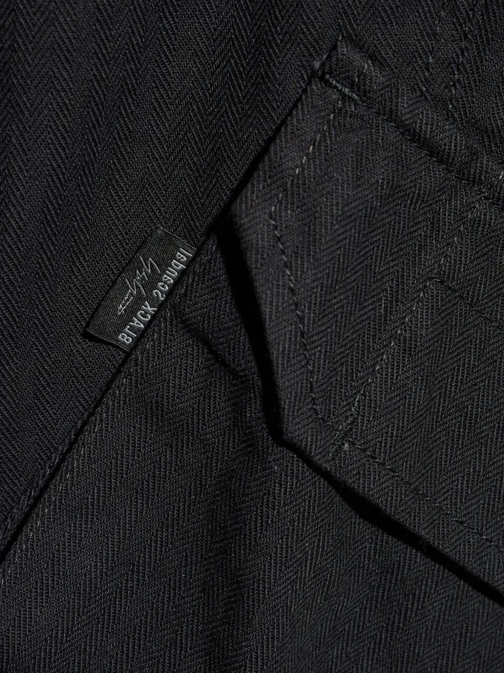 Yohji Yamamoto Pleated Cargo Trousers In Black