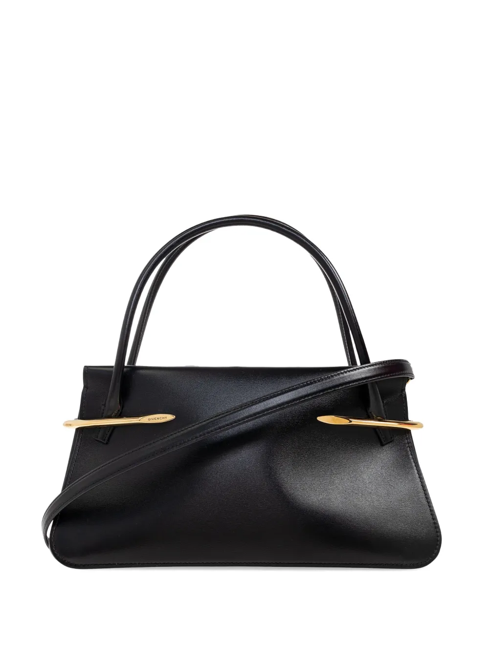 Givenchy Metallic-bar Top-handle Tote Bag In Black