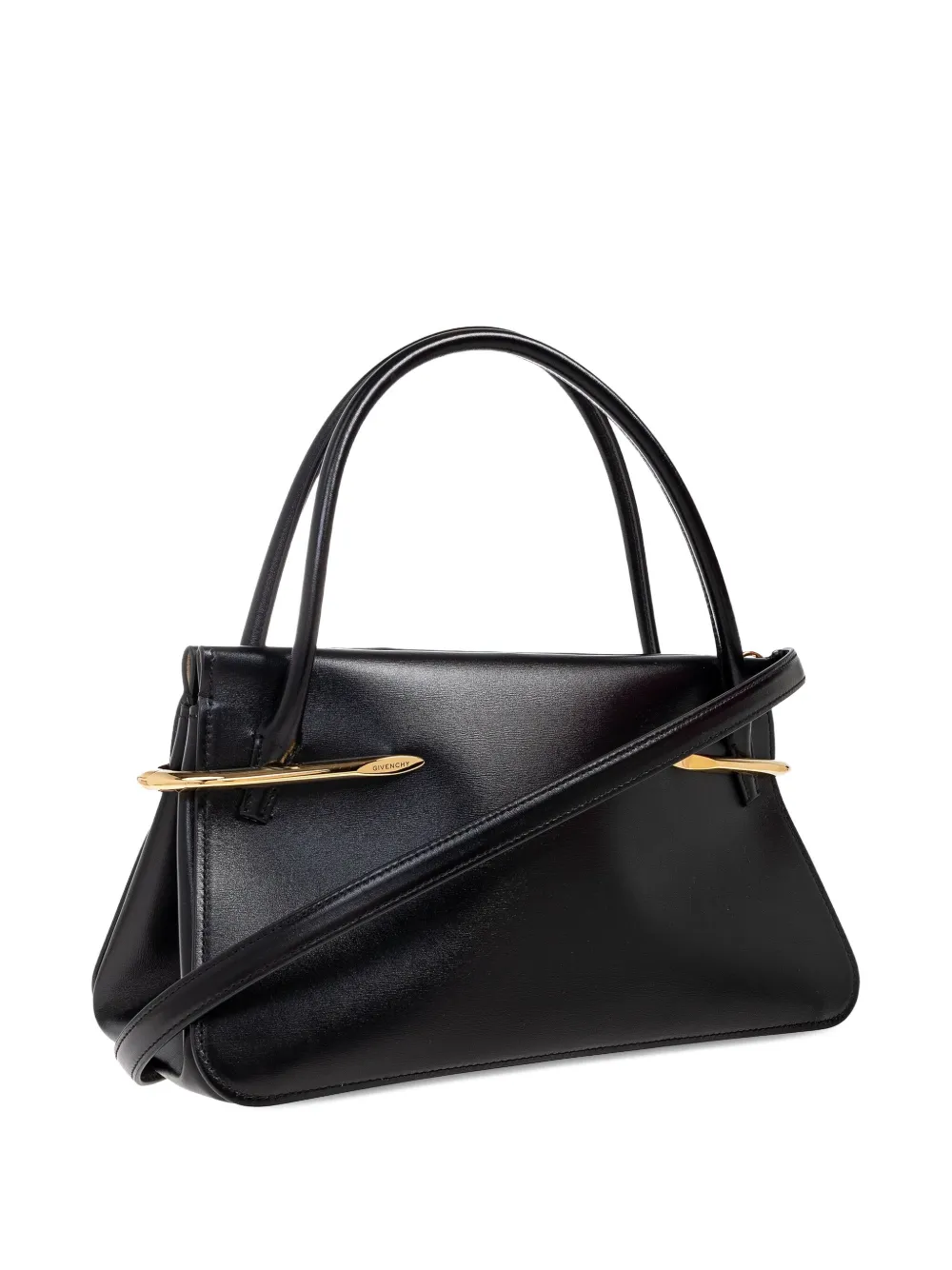 Givenchy Metallic-bar Top-handle Tote Bag In Black