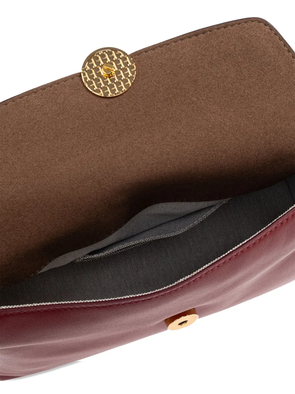 Furla Flap-closure Leather Tote Bag In Brown