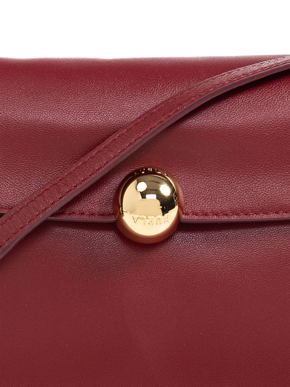 Furla Flap-closure Leather Tote Bag In Brown