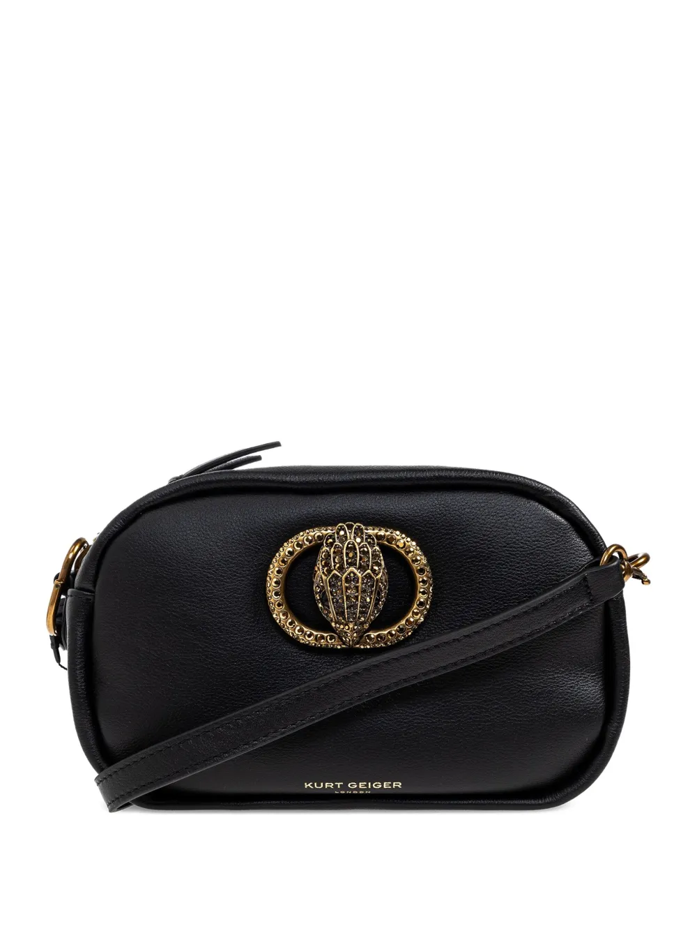 Kurt Geiger London Chelsea crystal-embellished camera bag | Black | Image 1
