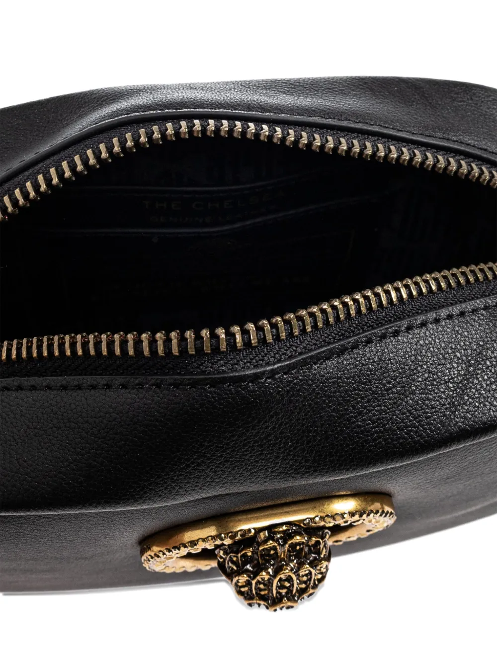 Kurt Geiger Chelsea Crystal-embellished Camera Bag In Black