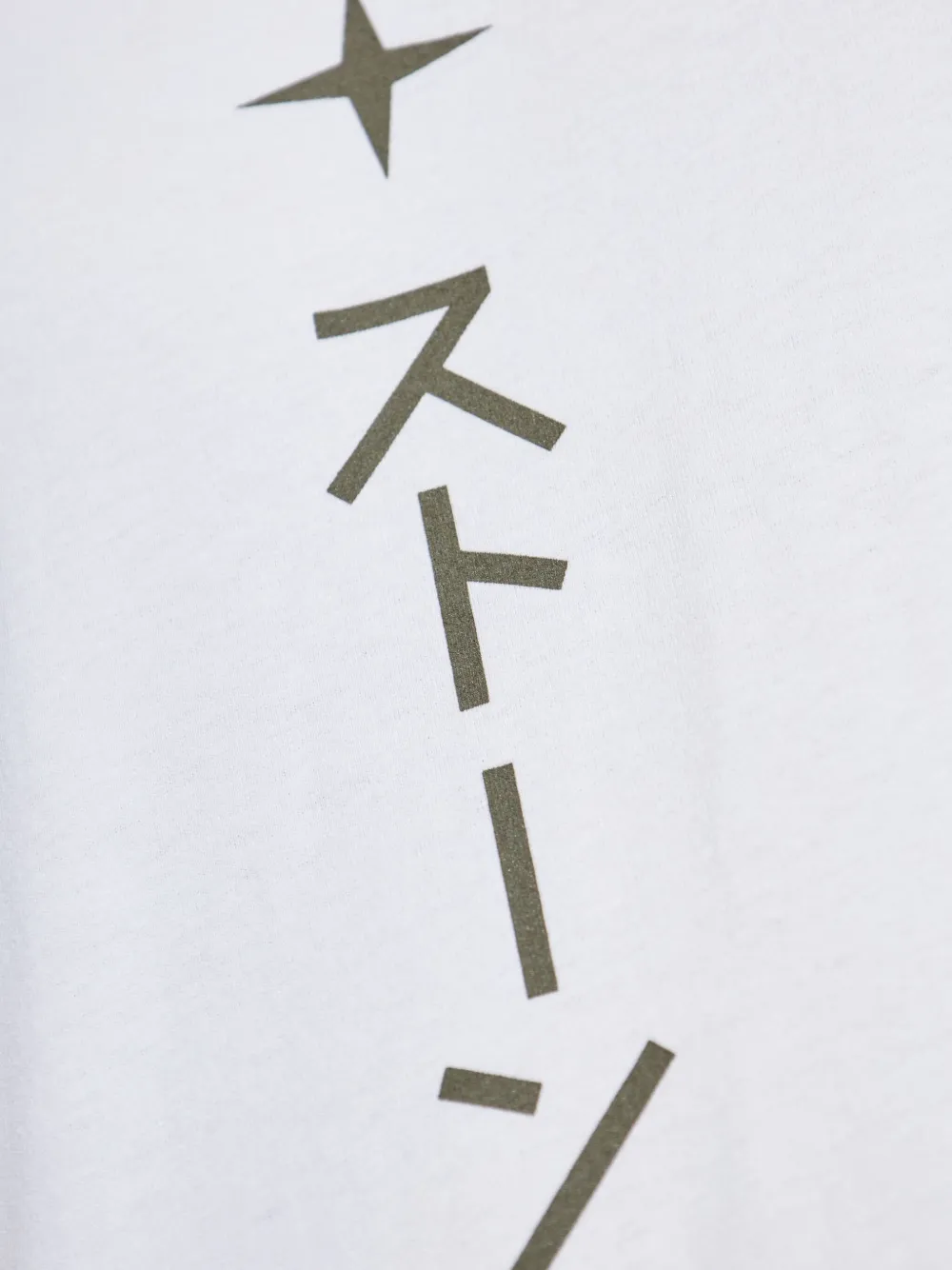 Stone Island Graphic Printed Crewneck T-shirt In White