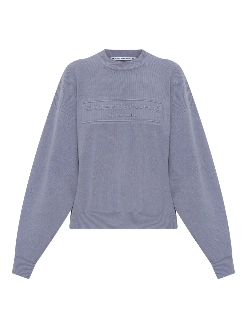 Alexander Wang logo-embossed jumper | Blue | Image 1