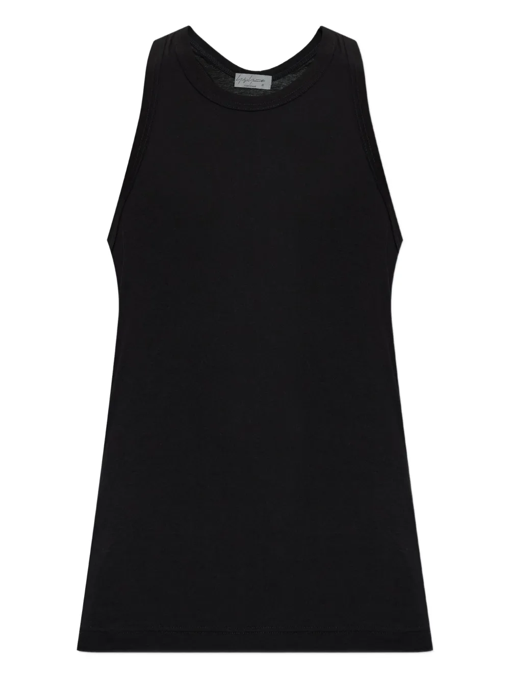 Yohji Yamamoto crew-neck tank top | Black | Image 1