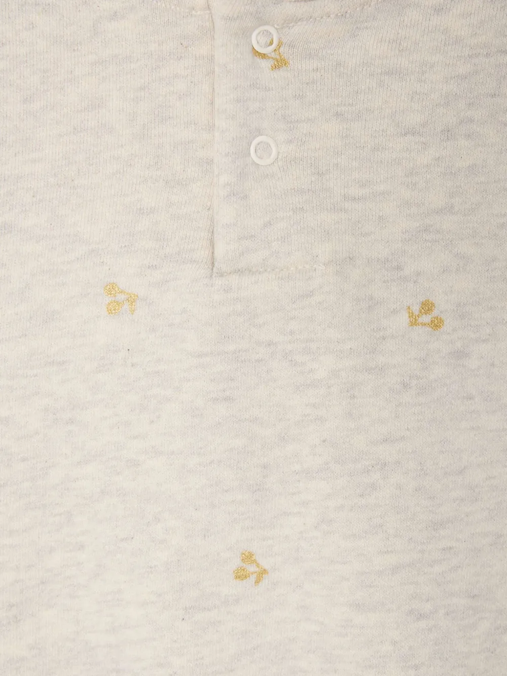 Bonpoint Sweater met drukknoop Beige