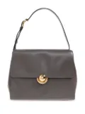 Furla circular-detail leather tote bag - Grey