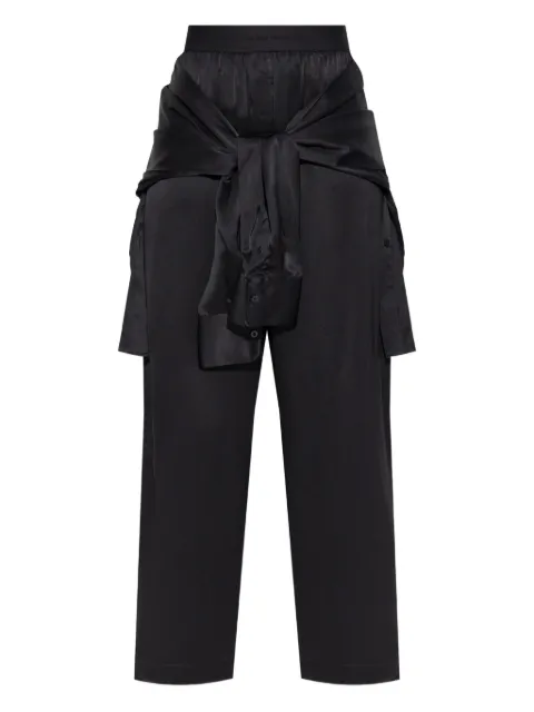 Alexander Wang knotted-detail silk pants