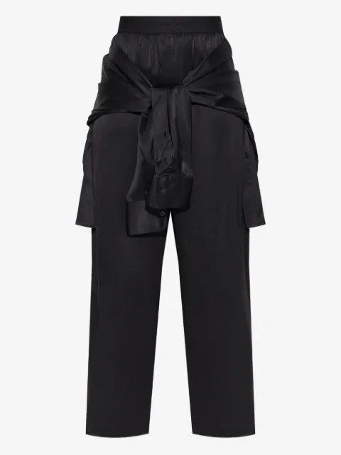 Alexander Wang knotted-detail silk pants