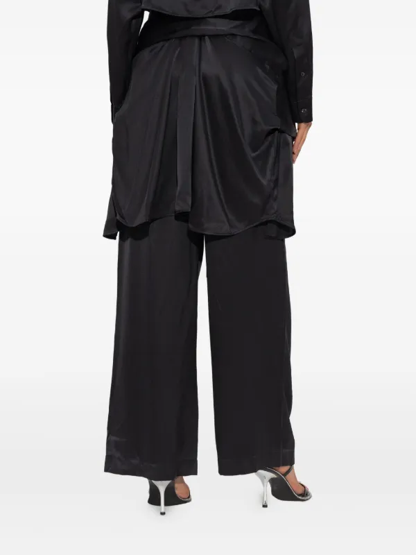 Alexander Wang ノットディテール シルクパンツ | ブラック | FARFETCH JP