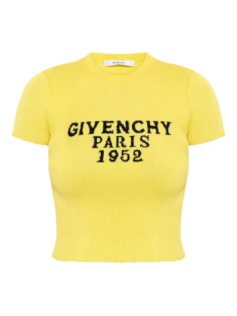 Givenchy Top a coste con logo