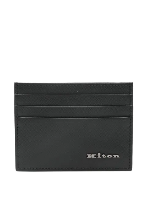 Kiton leather cardholder 