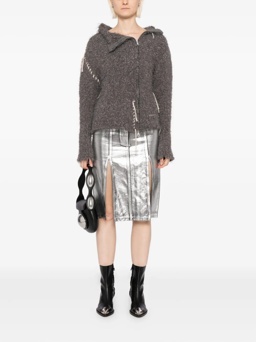 Andersson Bell Harlow Cardigan In Animal Print