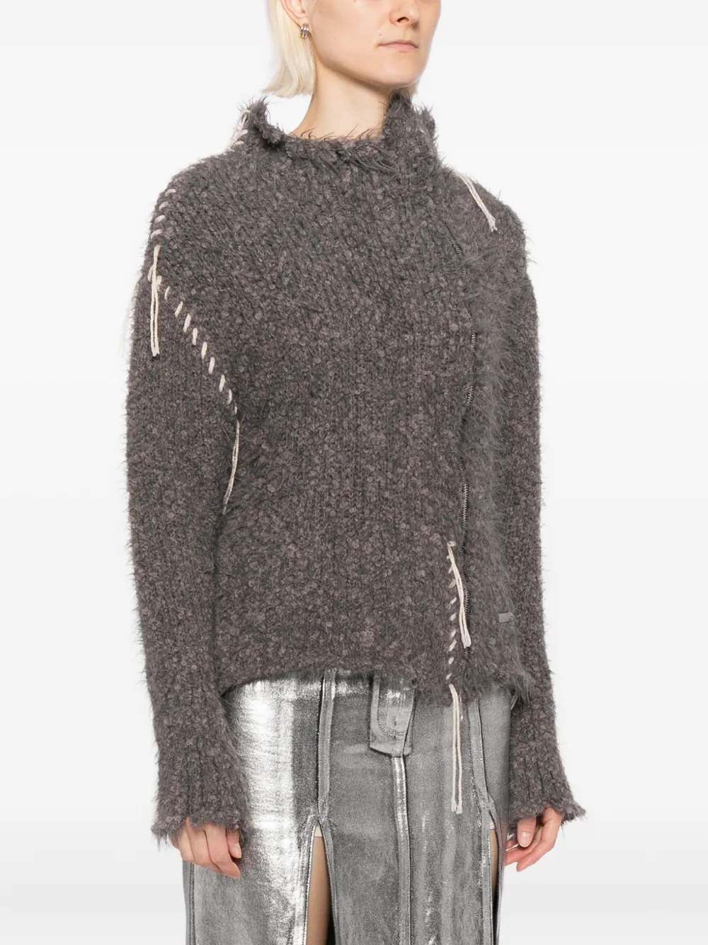Andersson Bell Harlow Cardigan In Animal Print