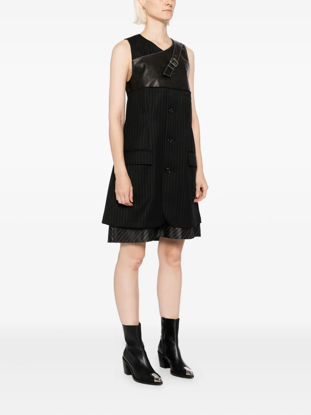 Andersson Bell Blazer-cut Dress In Black