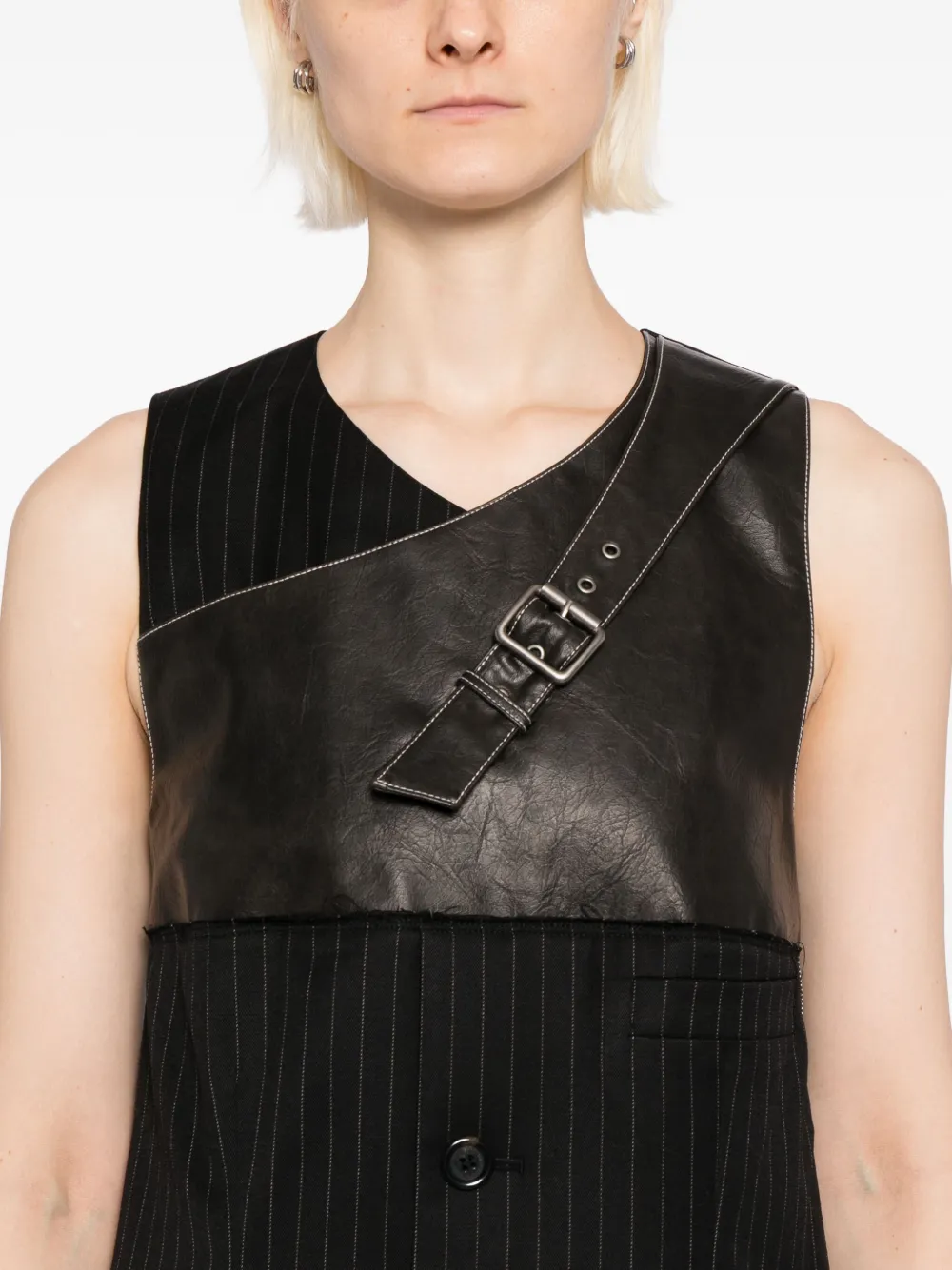 Andersson Bell Blazer-cut Dress In Black