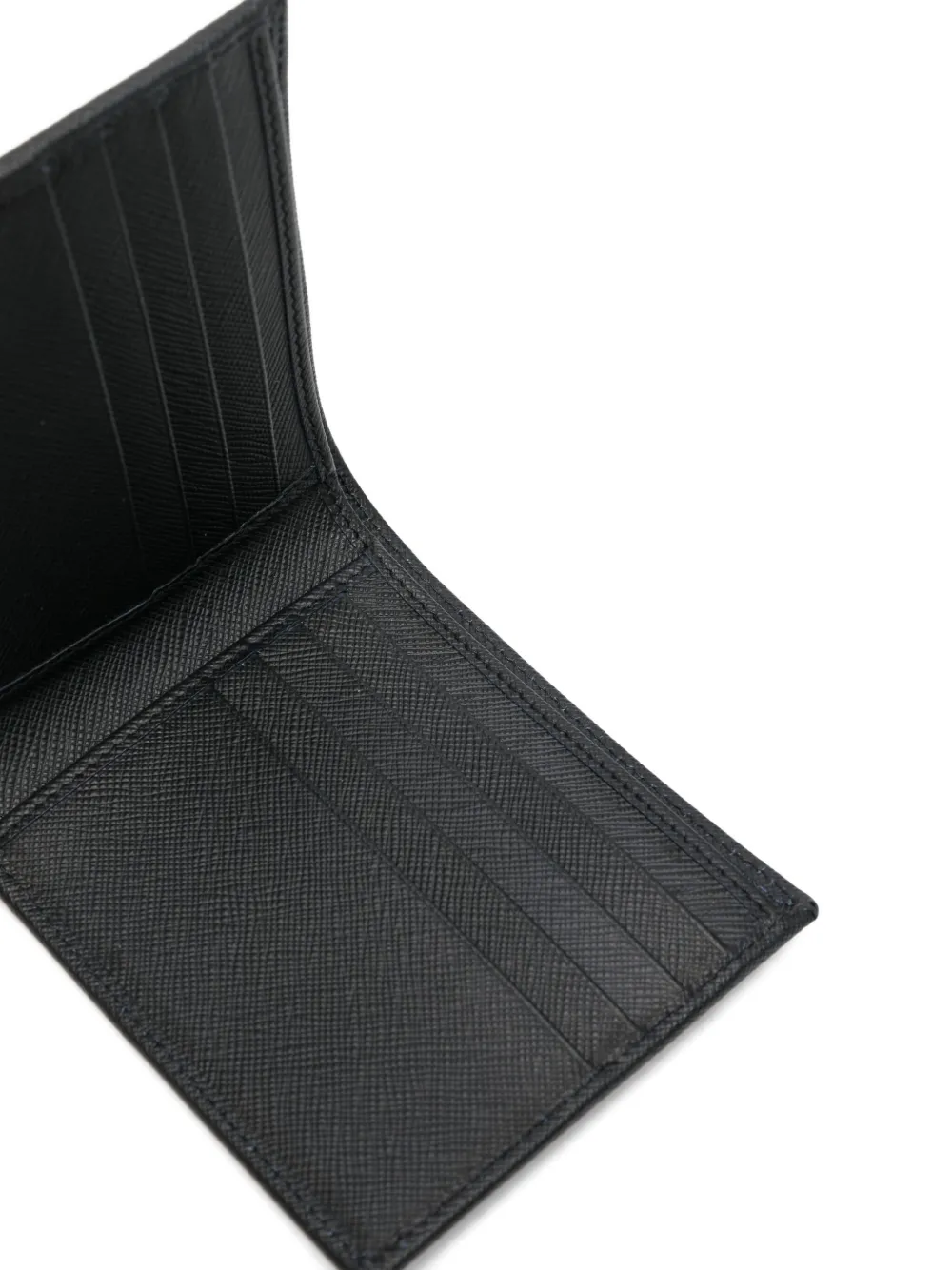 Kiton Leren portemonnee Zwart