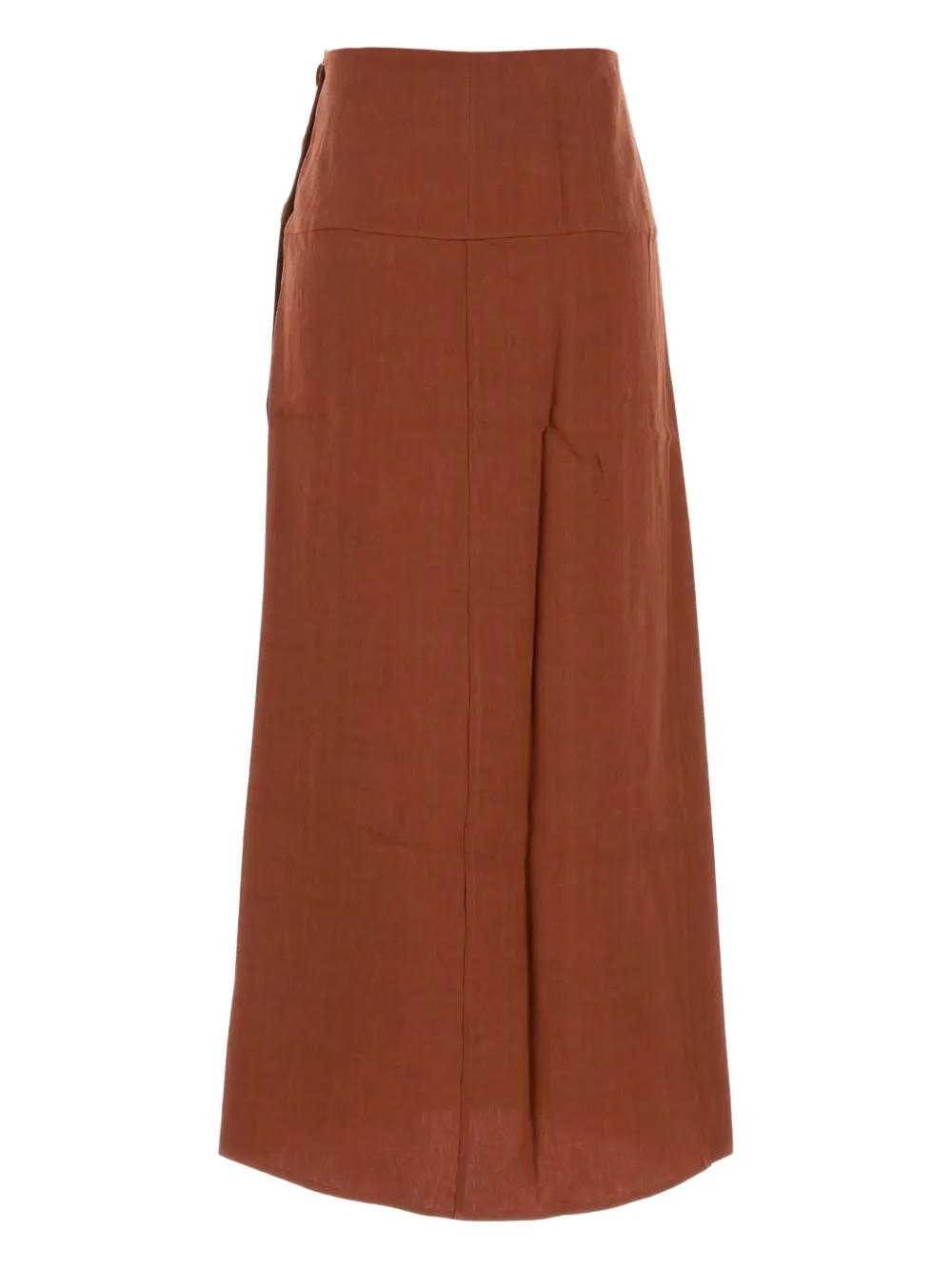 Le Kasha Haifal button-fastening linen maxi skirt | A-Line Skirts | Image 2