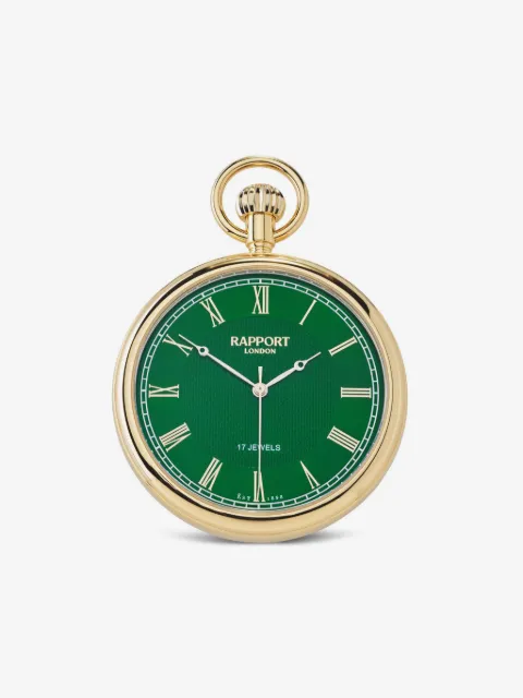 Rapport Mechanische Taschenuhr mit offenem Zifferblatt