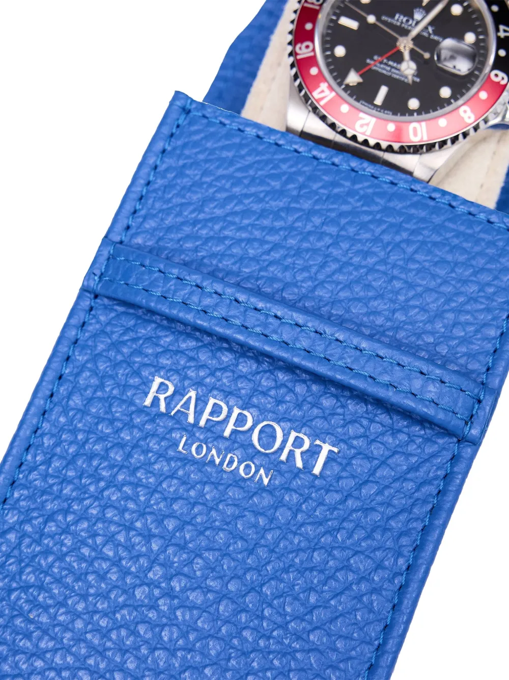 Rapport Single Watch Pouch In Blue