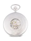 Rapport mechanical full hunter pocket watch - Silver