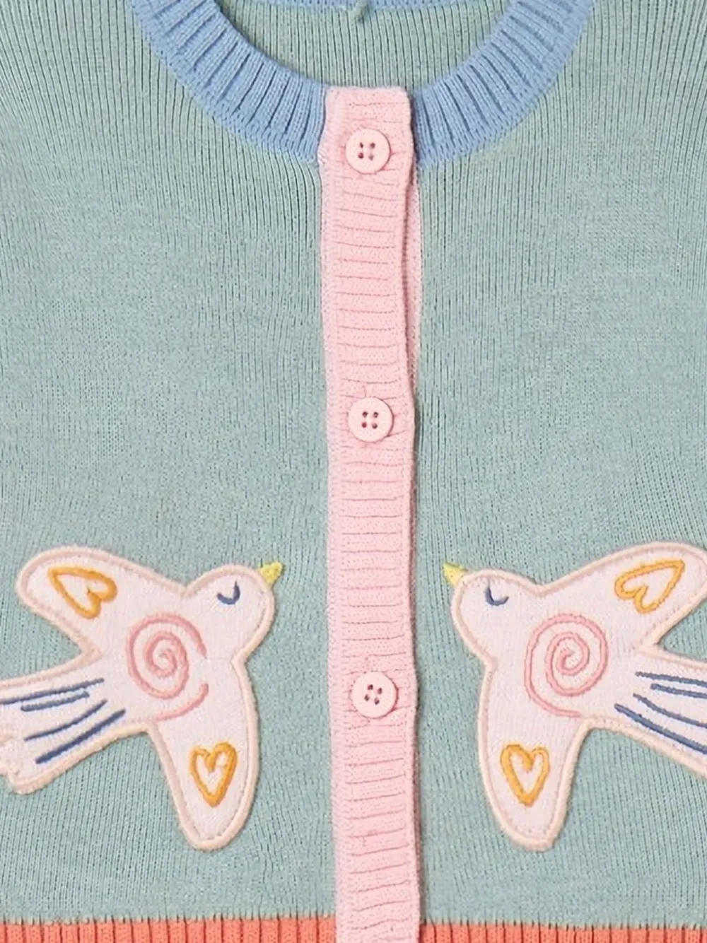Stella McCartney Kids bird-appliqué cardigan | Cardigans | Image 2