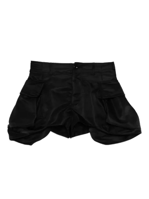 sacai shorts con dobladillo abombado