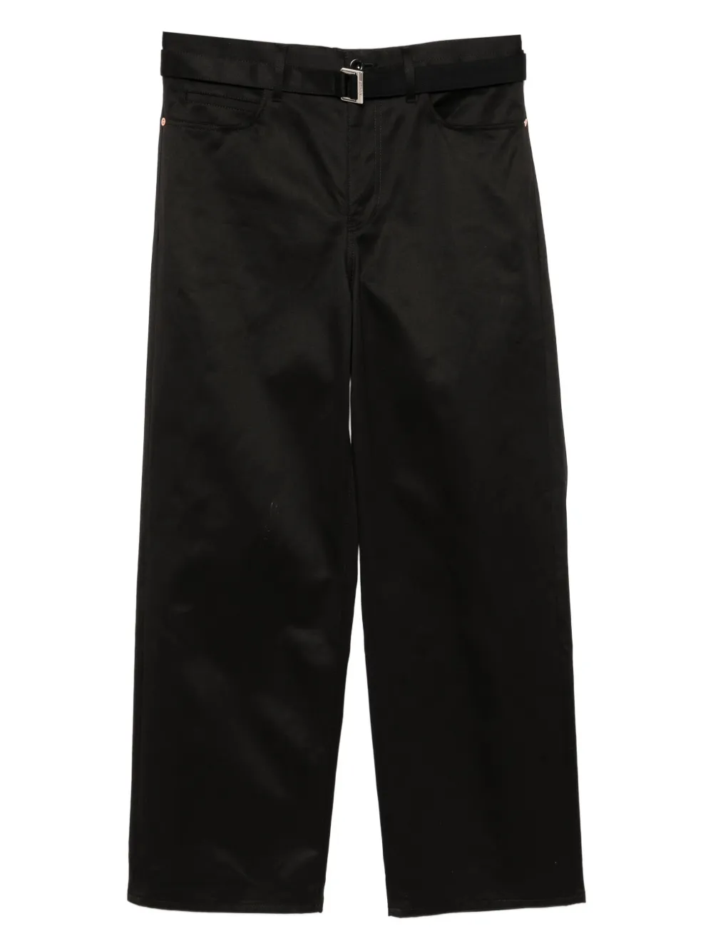 sacai ベルテッド パンツ - ブラック sacai ベルテッド パンツ - ブラック