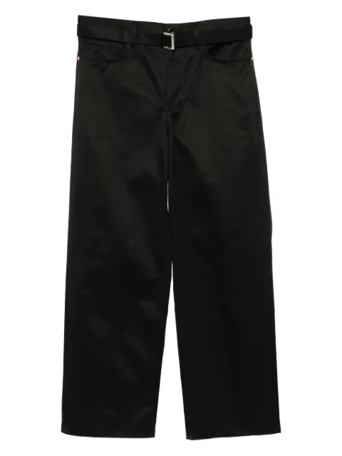 sacai pantalones con cinturón