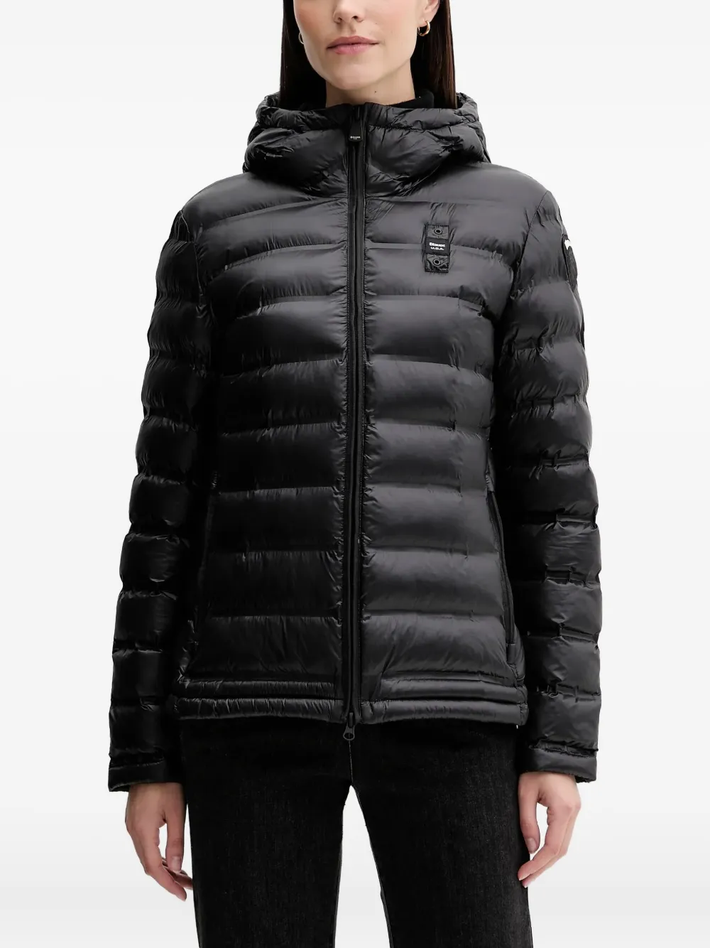 Blauer Ellis hooded padded jacket | Black | Image 1