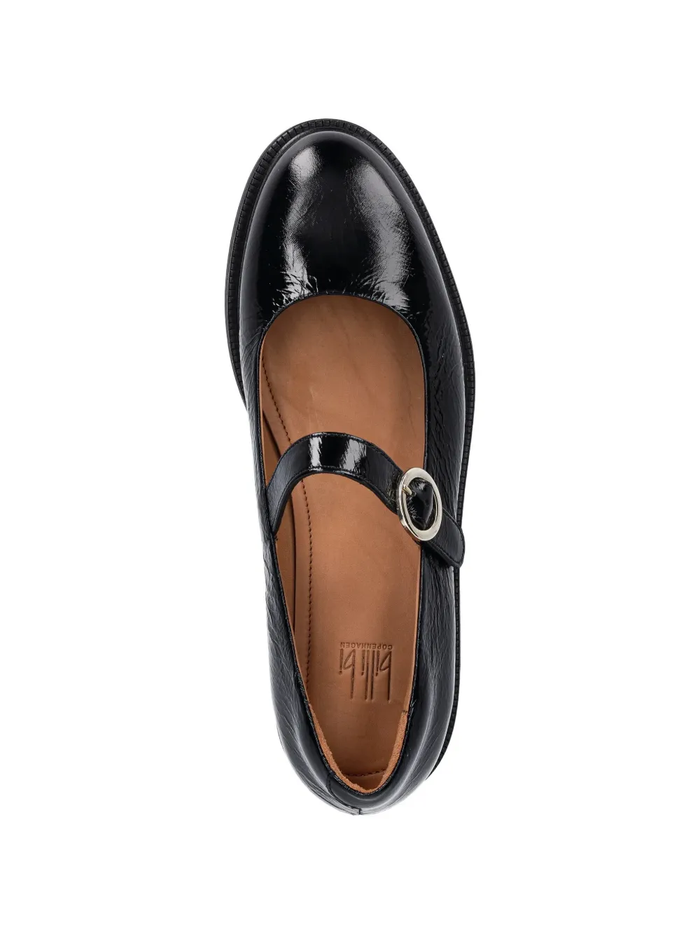 BILLI BI buckle-strap ballet flats Zwart