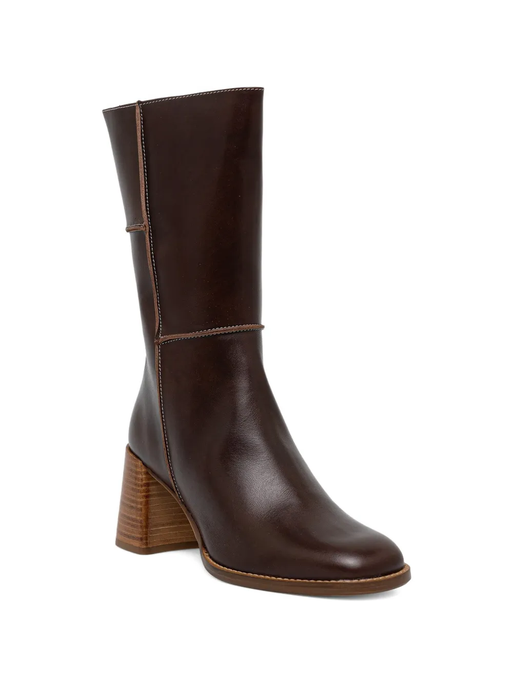 BILLI BI block-heel panelled boots Bruin