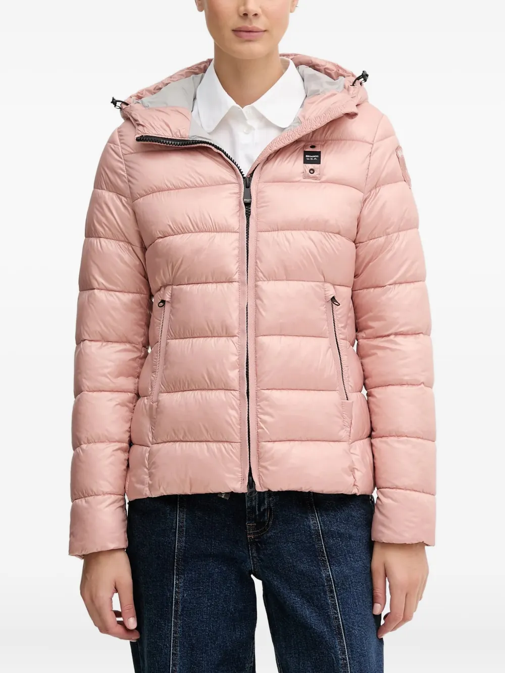 Blauer Caroll hooded padded jacket | Pink | Image 1