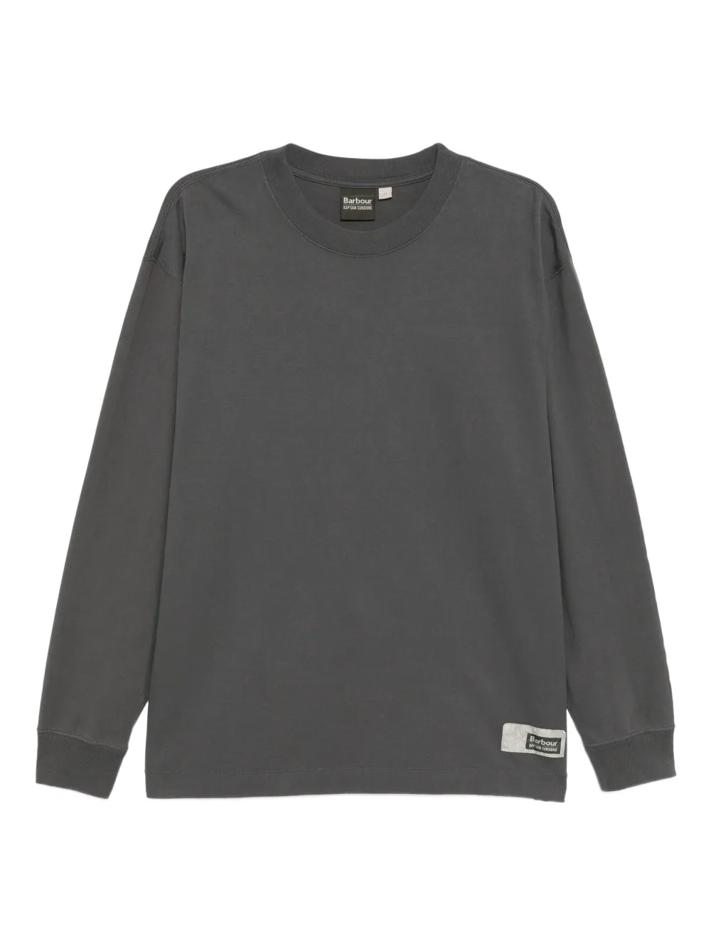 Kaptain Sunshine logo-patch T-shirt | Grey | Image 1