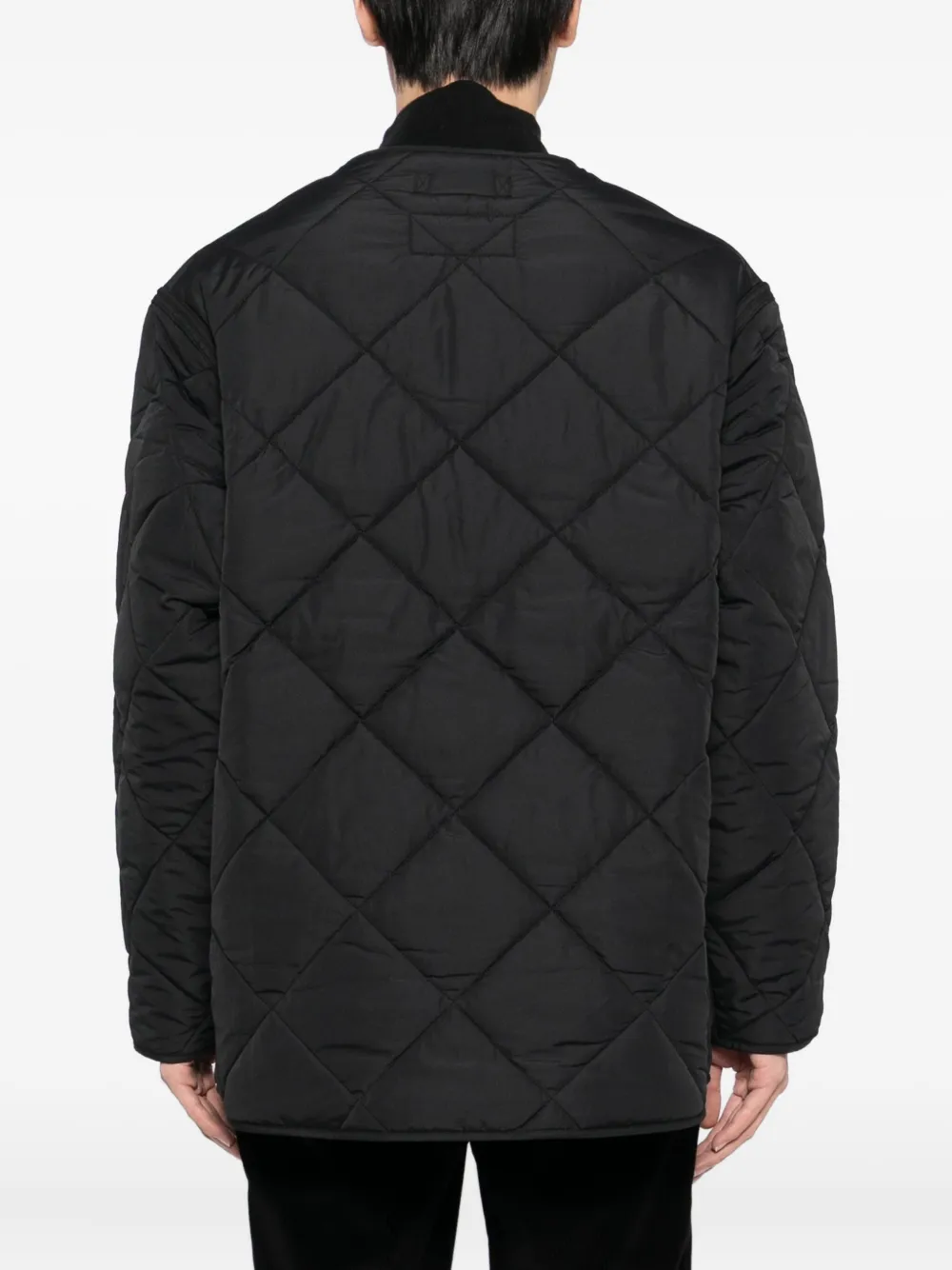 Kaptain Sunshine X Barbour Quilted Jacket In Black