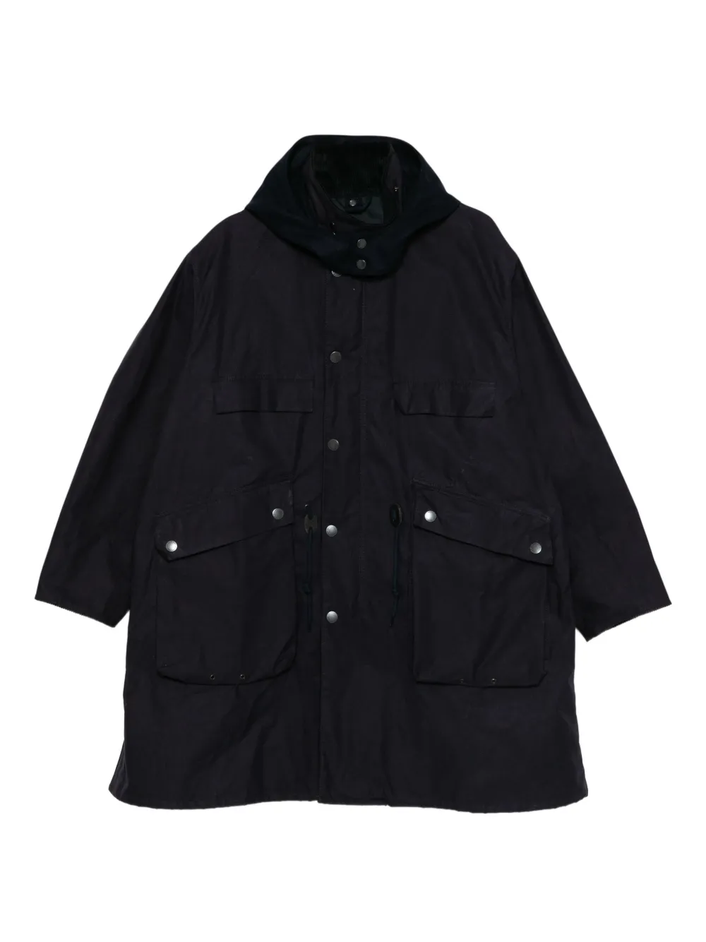 Kaptain Sunshine x Barbour Bedale jacket | Purple | Image 1